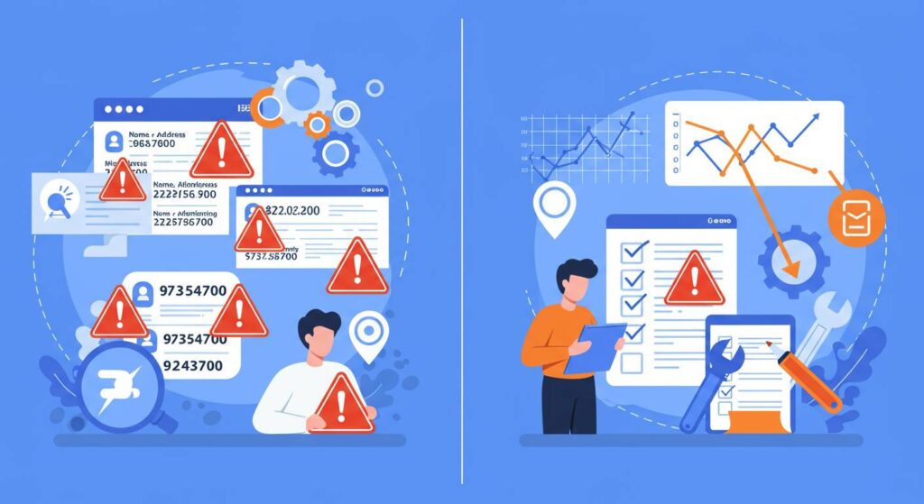 NAP情報の不一致がSEOに与える悪影響と修正ステップ