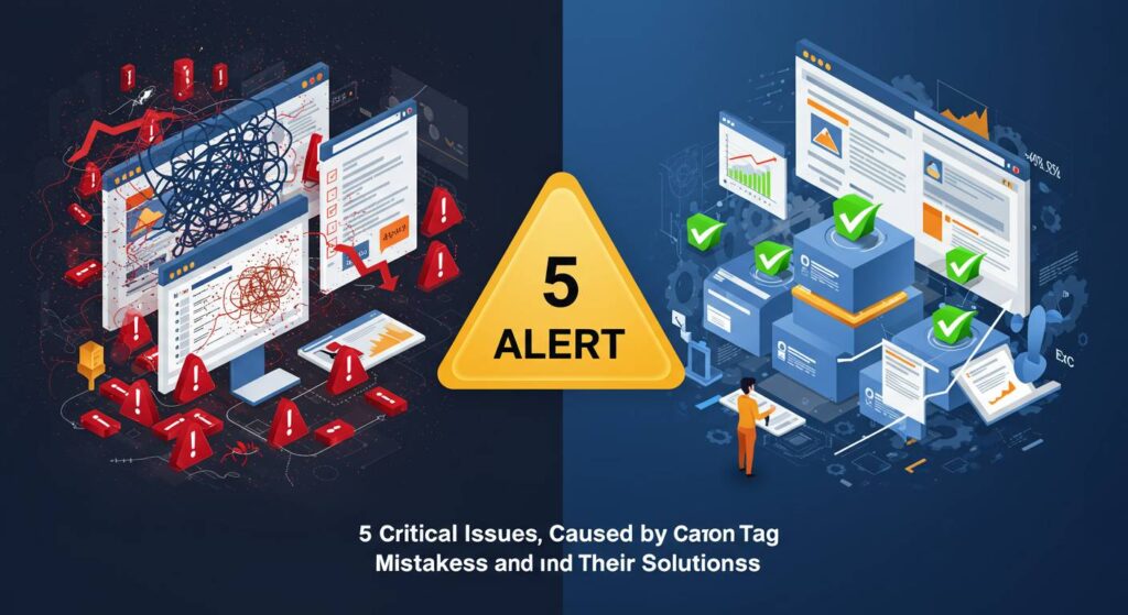 canonicalタグの設定ミスで起きる5つの致命的問題と解決法
