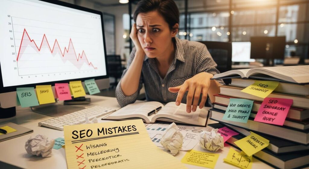 SEO対策の効果が出ない理由と解決法：初心者が陥りやすい7つの間違い