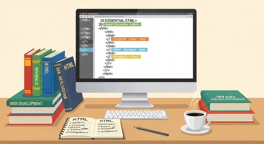 HTMLタグ完全理解ガイド：Web初心者が最初に覚えるべき20のタグ集