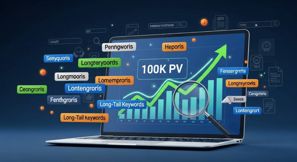 ロングテールキーワードで月間10万PVを達成した戦略と実践手法の全貌
